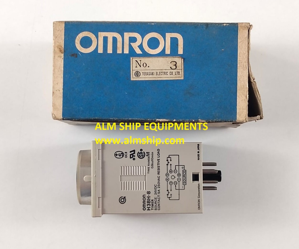 Omron H3BH-8 Timer 24 VDC