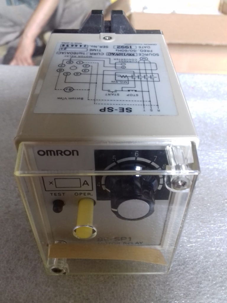 OMRON SE-SP1 MOTOR RELAY 100/110VAC