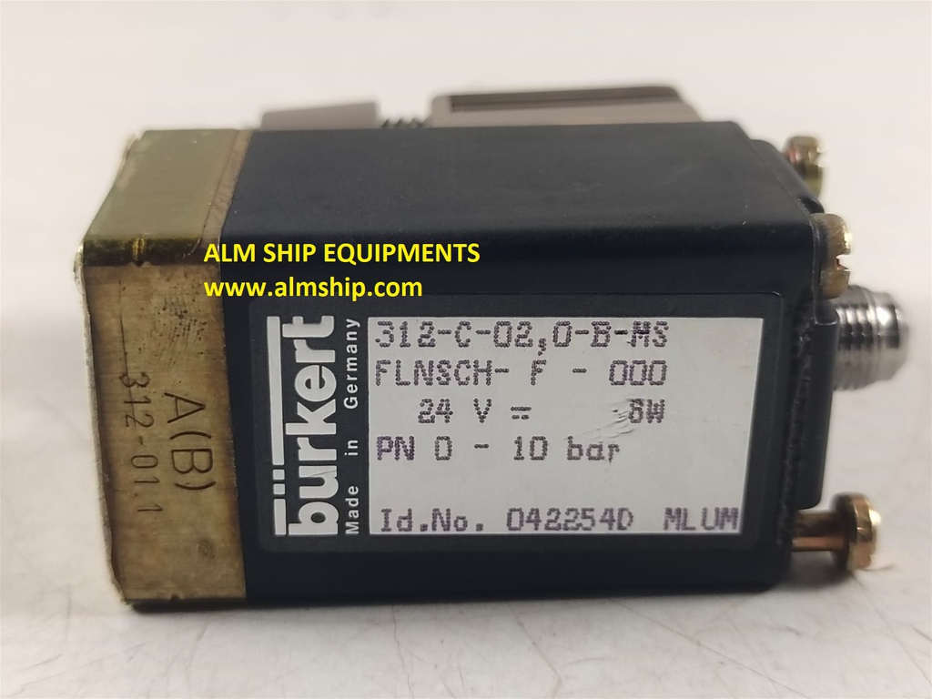 Burkert 312-C-02,0-B-MS Solenoid Valve 042254D