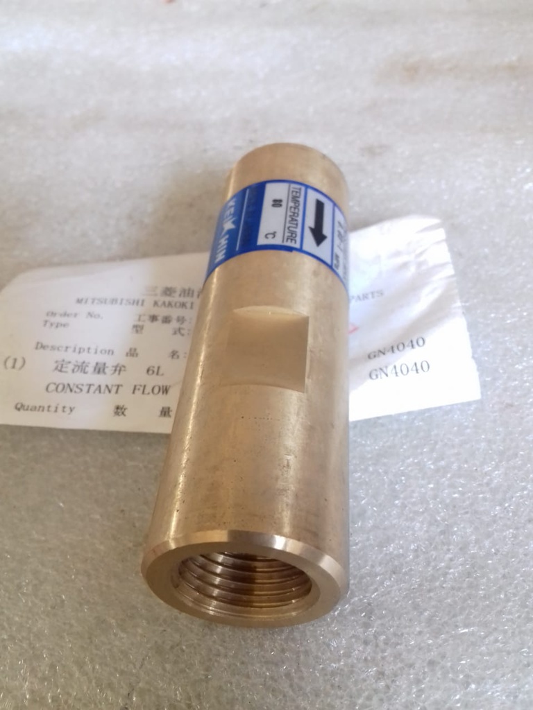 MITSUBISHI CONSTANT FLOW CONTROL VALVE 6L SJ30T