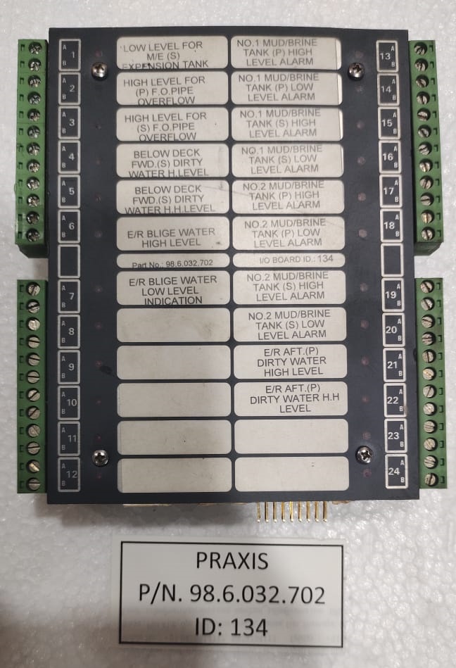 PRAXIS Processor Board 98.6.032.702 ID-134