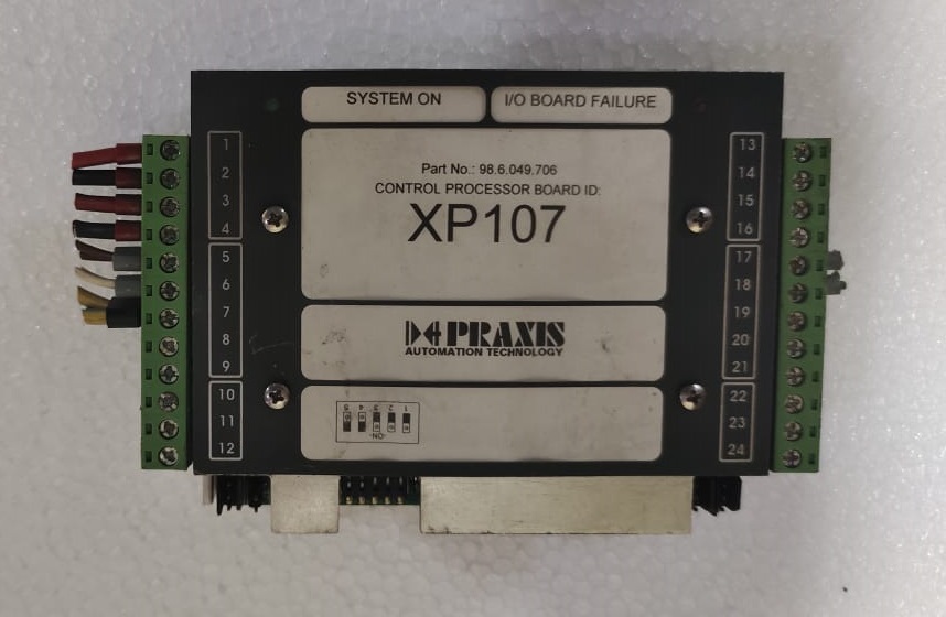 PRAXIS PROCESSOR BOARD 98.6.049.706, ID-XP107