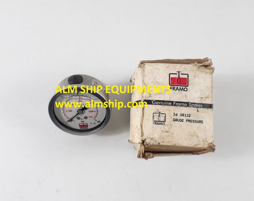 Pressure Gauge Id 86132 for Framo Spare Parts