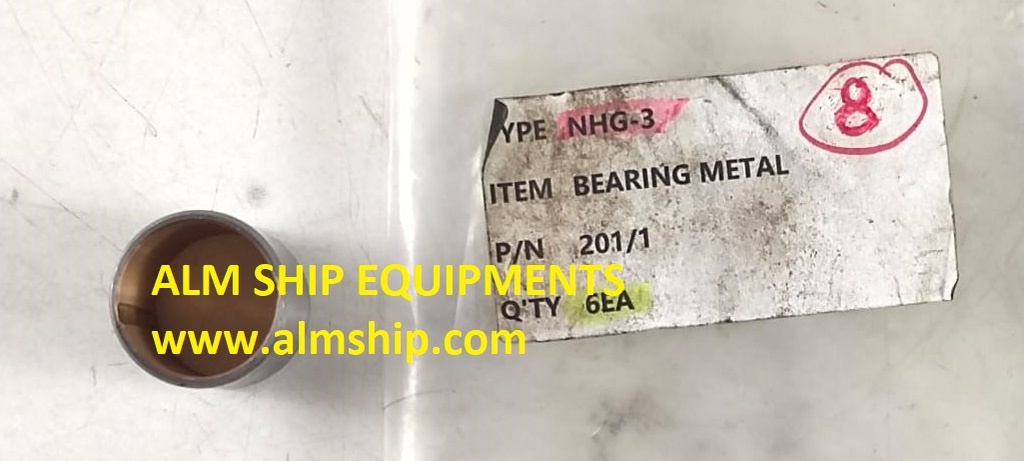 Bearing P/n 201/1 &amp; 201/2 For Taiko Kikai NHG-3