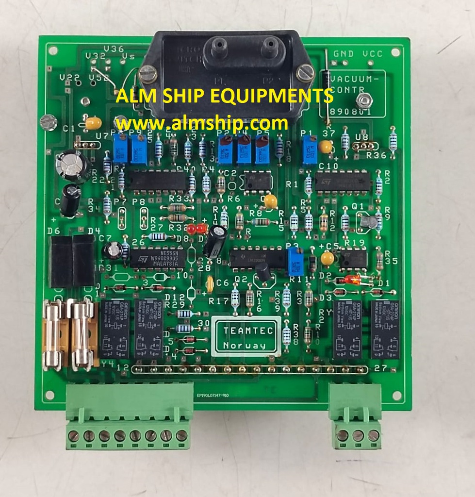 Teamtec 890801 Vacuum Control Pcb