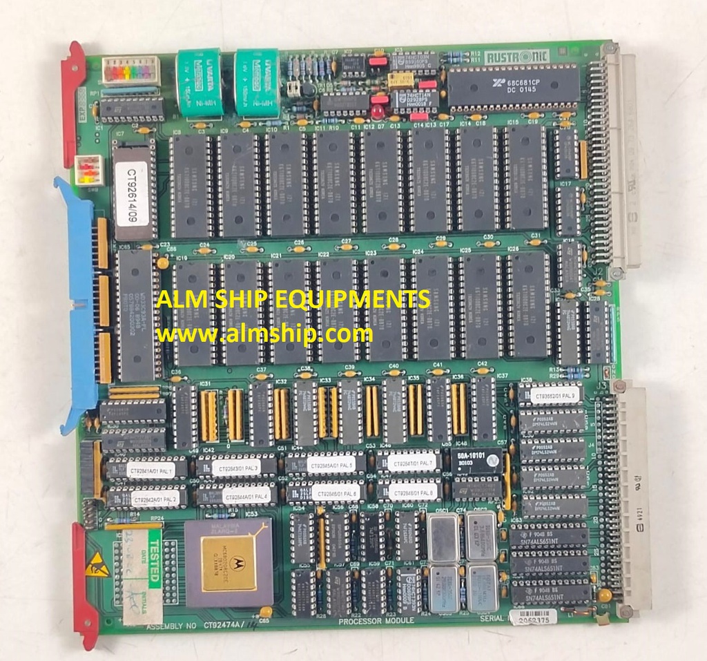 Rustronic CT92474A/14 CT90616A Processor Module Pcb Card