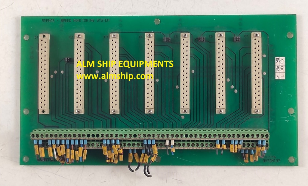 Wartsila Diesel 3V72H137 Spemos-Speed Monitoring System Pcb Card