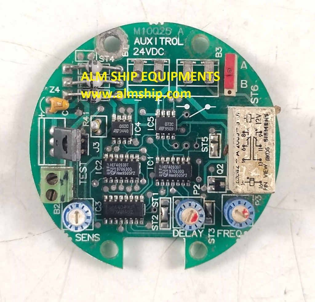 Auxitrol M10025 A Pcb Card 24 Vdc