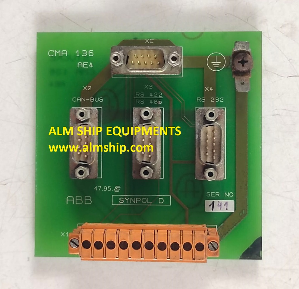 Abb Synpol D CMA 136 AE4 Communication Control Pcb Card