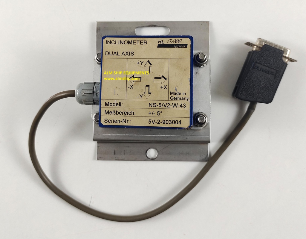 Hl Planar Technik NS-5/V2-W-43 Dual Axis Inclinometer