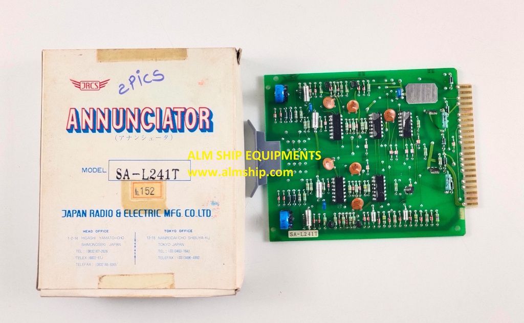 Jrcs SA-L241T Annunciator Pcb Card